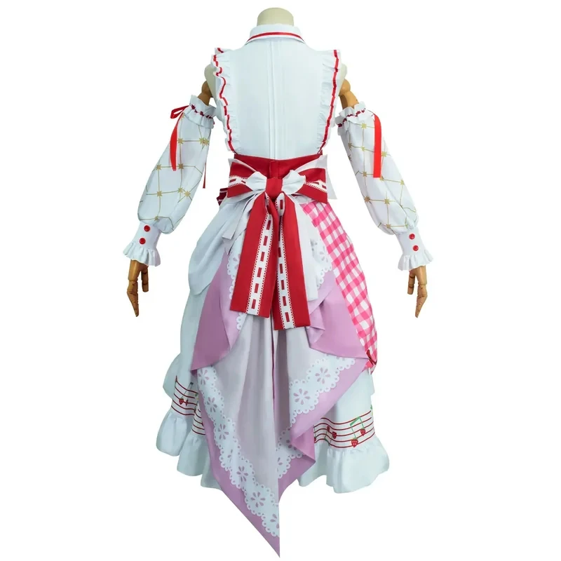 Костюм COSMiku Cosplay Strawberry к 15-летию: парик и очаровательное платье Лолиты для Хэллоуина, вечеринок и аниме-фестивалей для женщин