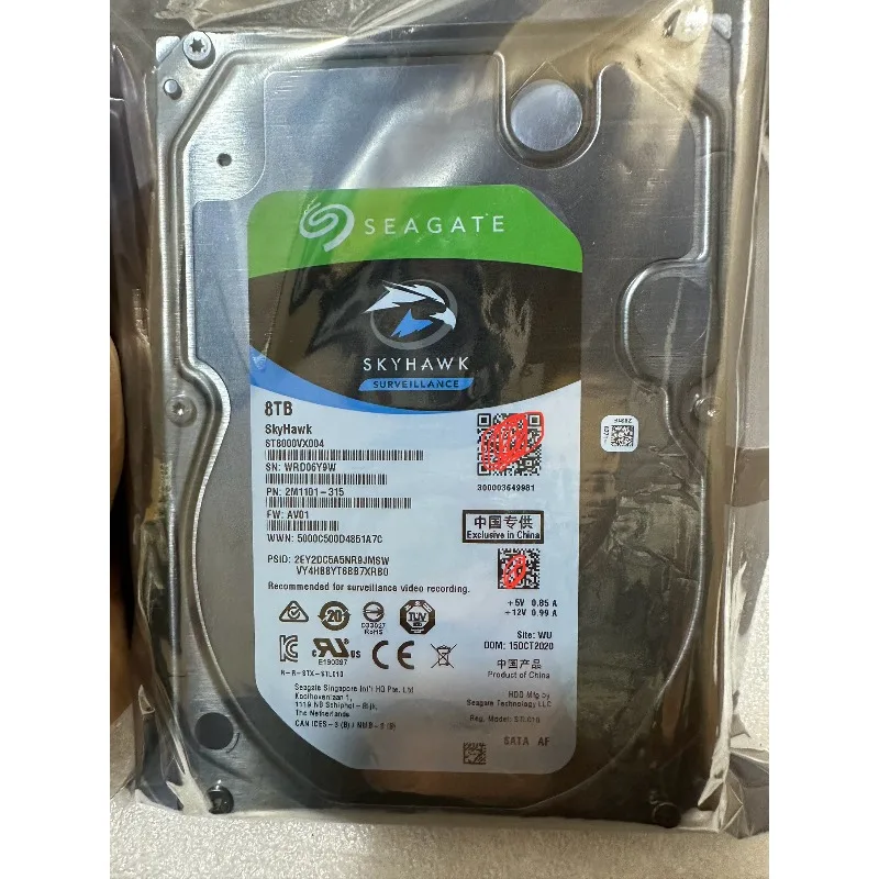 High quality 4T 6T 8T monitoring hard disk 4T 6T 8TB mechanical ST8000VX004 6000VX001