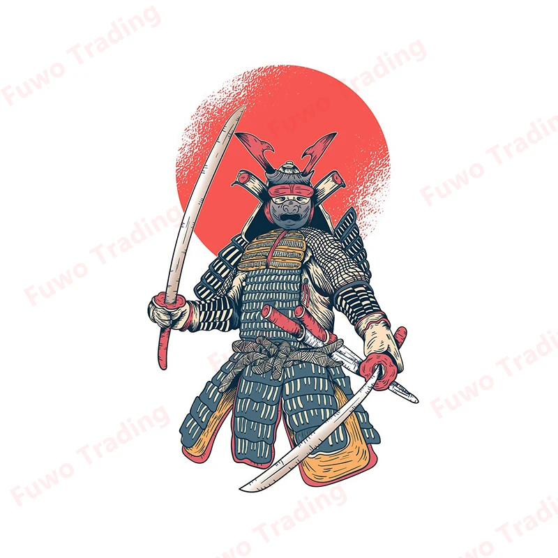 Fashion Cool Car Stickers Samurai Fashion Vinyl Decal Waterproof Window Motorcycle Camper Bumper Truck Laptop Decoration PVC