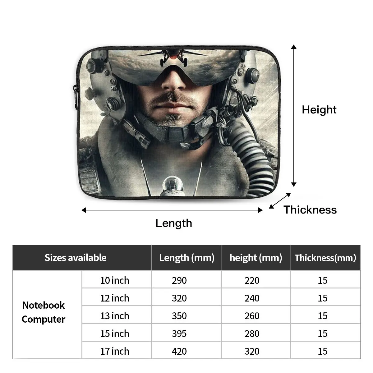 Modern Tom Cruise Movie Top Gun Maverick Notebook Laptop Bag Case Pouch For Macbook Air Pro Tablet Shockproof Case Bag