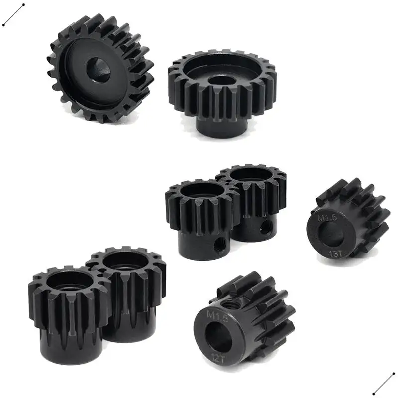 1 قطعة ترس المحرك M1.5 8 مللي متر ترس المحرك ل 1/5 1/6 RC سيارة RC 55 56 سلسلة المحرك فرش السيارات #2
