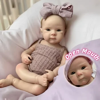 13Inch Waterproof Bettie Reborn Silicone Doll With 2 Sets Outfits Handmade Paint Skin…