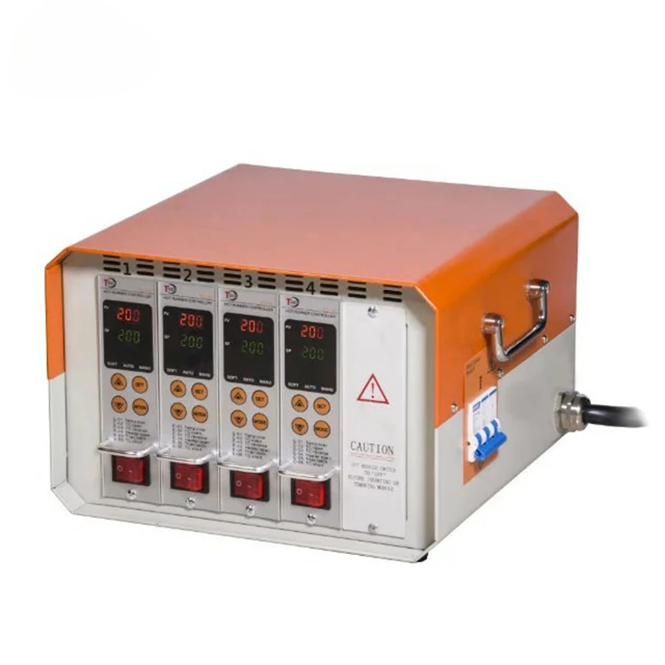 4 Points PID Hot Runner System 1-24 Zone Temperature Controller For Plastic  Molding