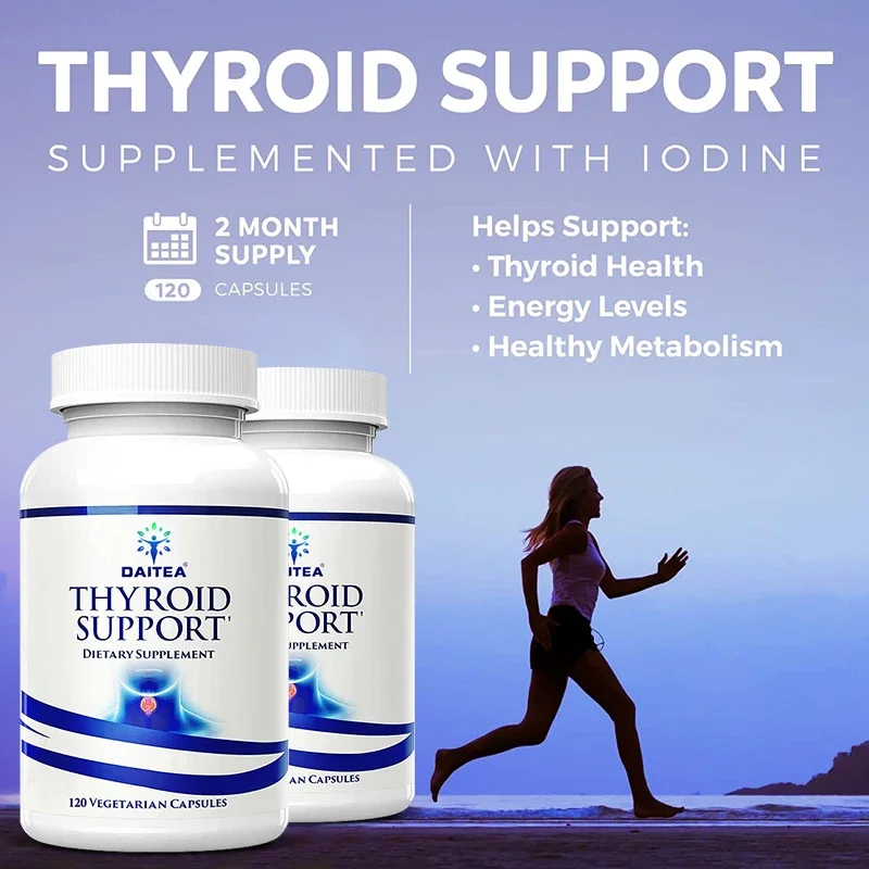 Daitea Thyroid Supplement - Contains Vitamins and Minerals To Support Overall Health, Suitable for Men and Women