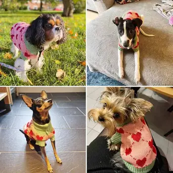 10 best sales Áo len hình trái tim cho chó - №9