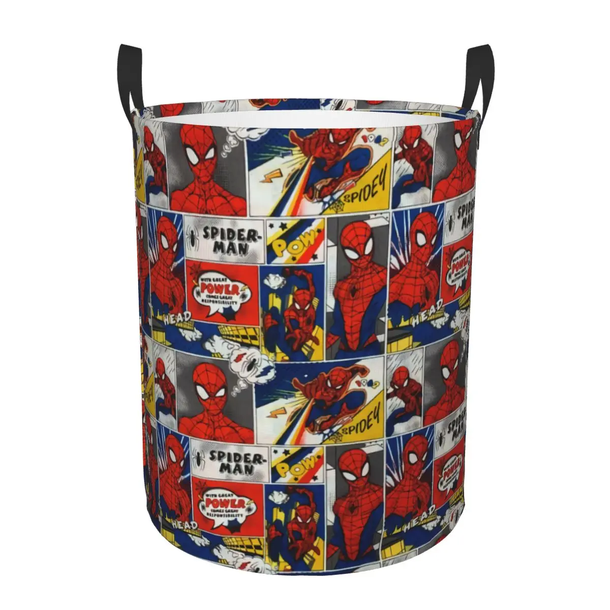 Aangepaste Spideres wasmand grote opbergmand kinderkamer speelgoed organisator