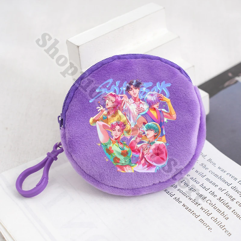 KPop شيطان الصيادين الاطفال لطيف محفظة نسائية للعملات المعدنية الأطفال أنيمي محفظة قطيفة صبي فتاة الكرتون موضة حقيبة المال كيس التخزين هدايا 2025 #4