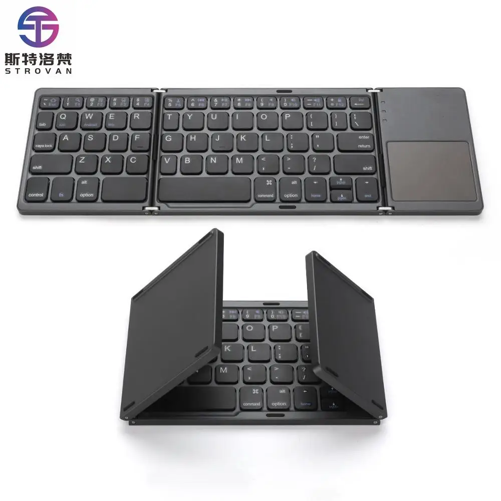 

Touchpad Foldable Keyboard Folding Wireless bluetooth Mouse and Keyboard