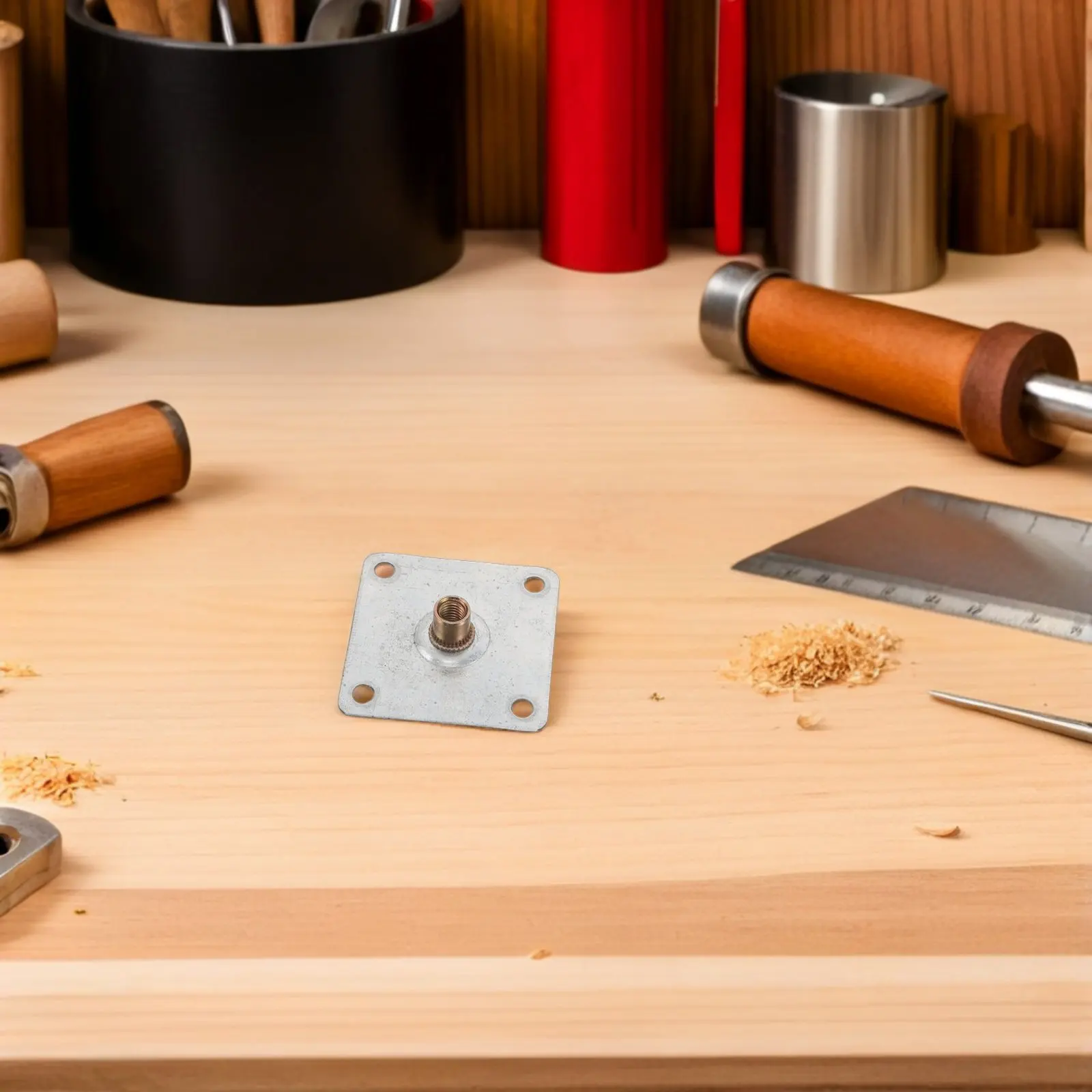 

12 шт. металлических крепежных пластин для мебельных ножек, 2.36x2.36, плоские соединительные элементы для диванов, кроватей и столов