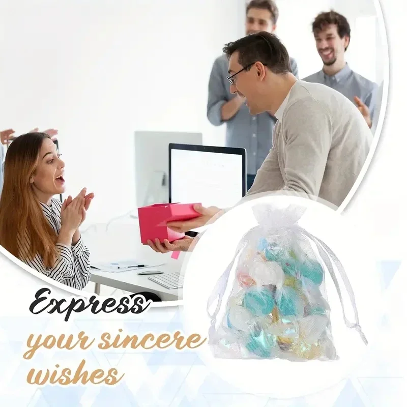 

18Pcs/Set Employee Appreciation Gifts Keychains with Organza Bags And Thank You Cards Coworker Gift for Party Thank You Gifts