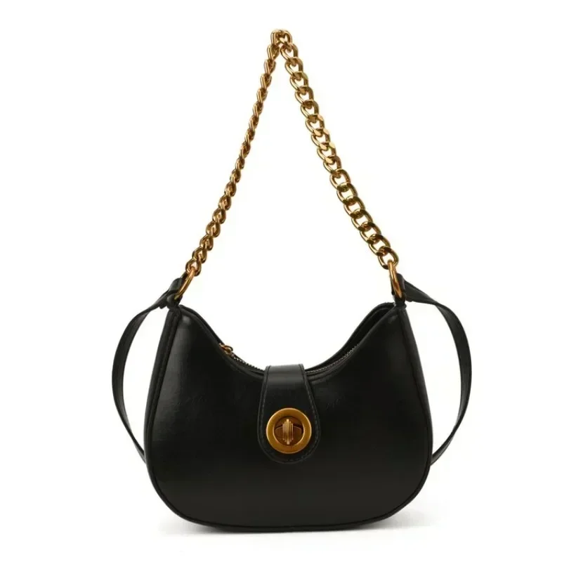 

Unique High End Diaper Bag Minimalist Women Leather Shoulder Bag Handbag Commuter Solid Color Elegant