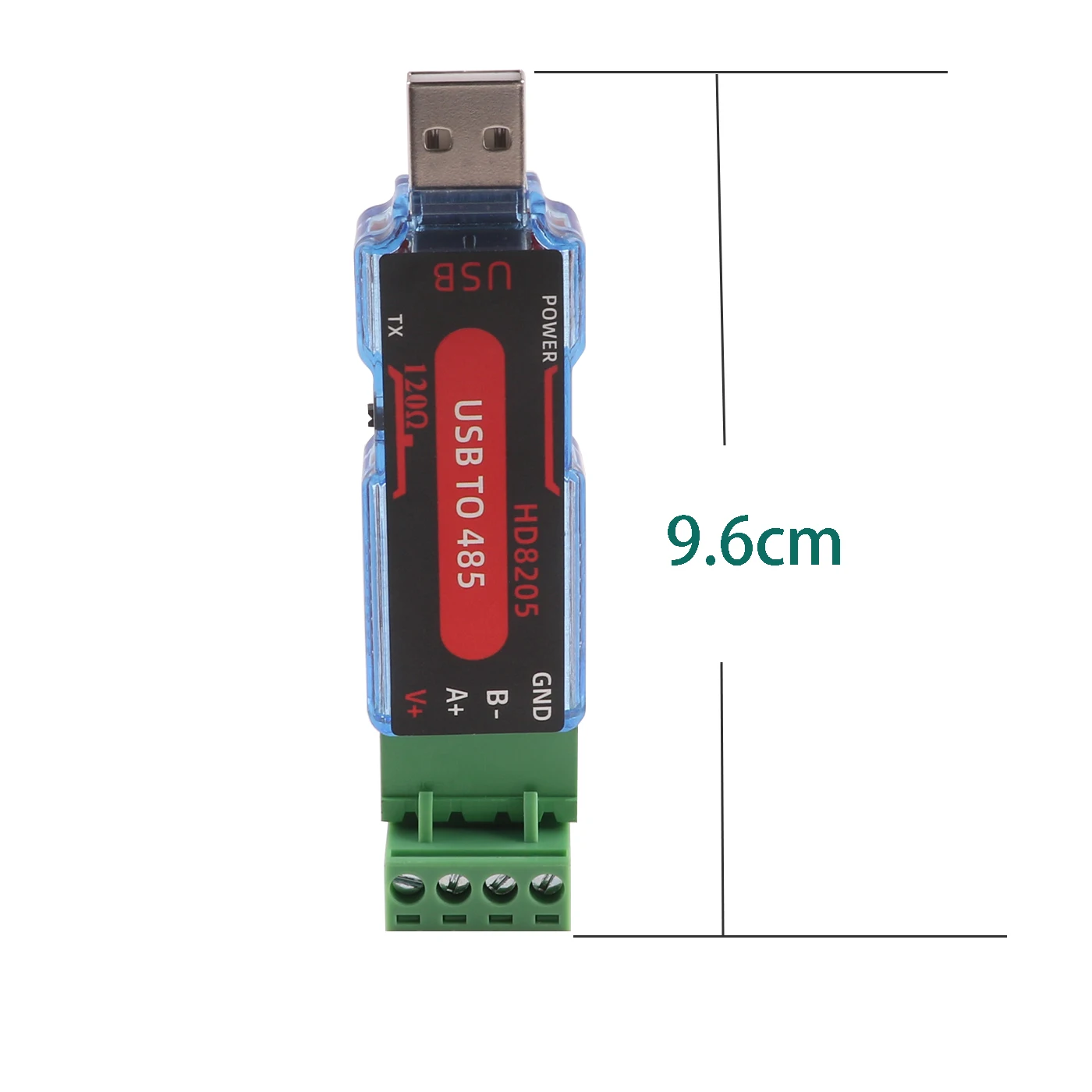 Ch341 usb zu rs485 serielle Ohm Schalter taste 4-polige Klemmenblock-Kommunikation karte serieller Adapter