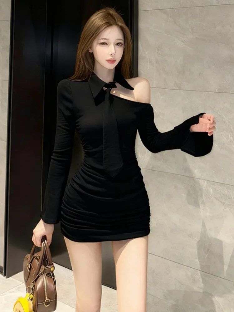 

Сексуальная асимметричная галстук-бабочка Pure Desire Bell Sve Dr, женская утягивающая юбка Ele Bla, облегающая юбка Dr