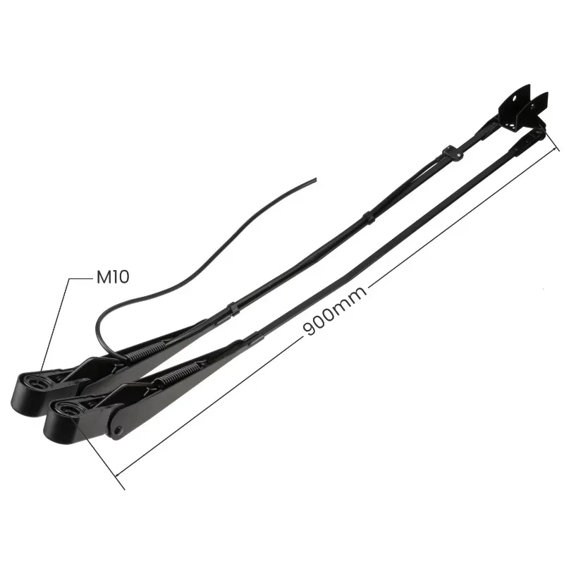 

Bus windshield wipers 900L-M10 900mm double bar M10 left coach wiper arm scraper High quality