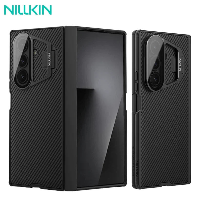 

Чехол для Samsung Galaxy Z Fold 7 5G NILLKIN CamShield, противоударный, с держателем для телефона, задняя крышка для Samsung Z Fold 7