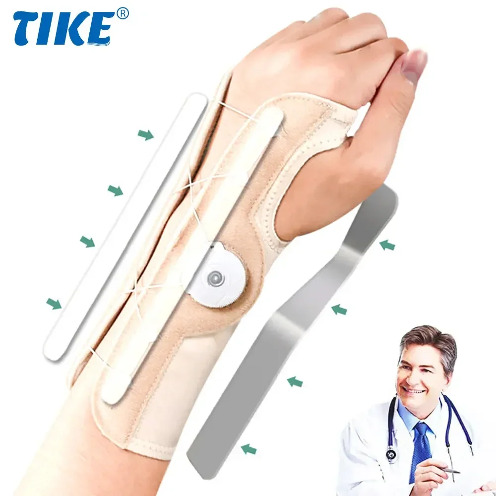 1 PCS Wrist Support for Carpal Tunnel, Night Sleep Hand Brace with Splints, Wrist Brace Right Hand for Tendonitis and TFCC Tears