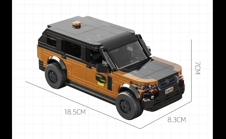 Speed City SUV Auto Baustein England Land P400 Rovers Konstruktions-Baustein-Modell-Sets Fahrzeug Lernspielzeug für Geschenke – Detail 5