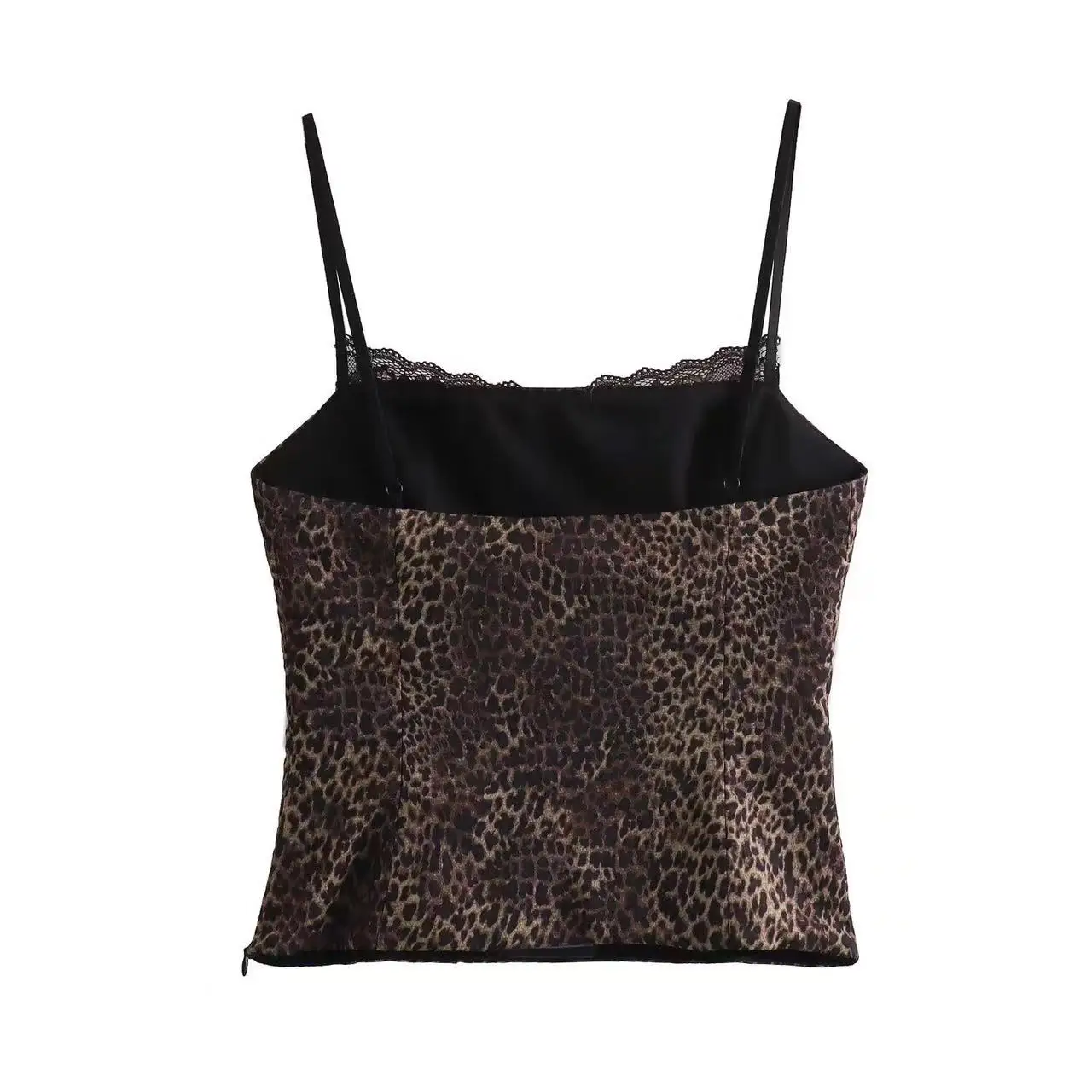 Leopard Print Strap Top