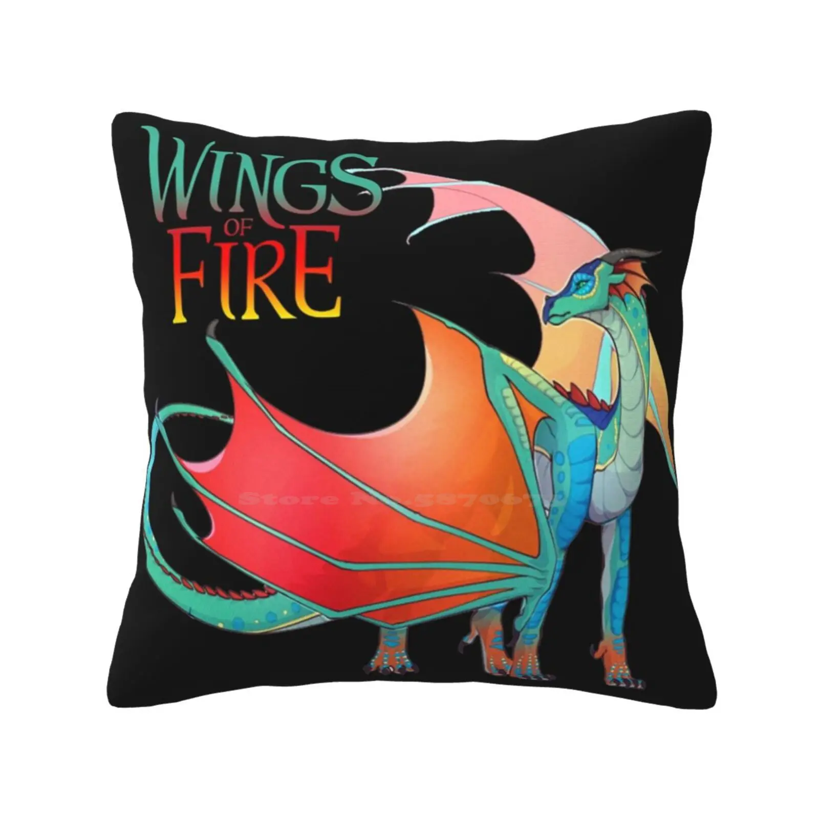 Wings Of Fire-Queen Glory Bedroom Office Hug Pillowcase Skywing Dragons Sandwing Scholastic Peril Qibli Tsunami Books Seawing