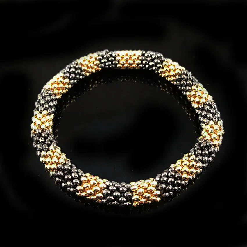 Creative Design Bracelet For Women Fashion Hip Hop Punk Elastic Bracelet Imitation Snakeskin Pattern Accessories Jewelry