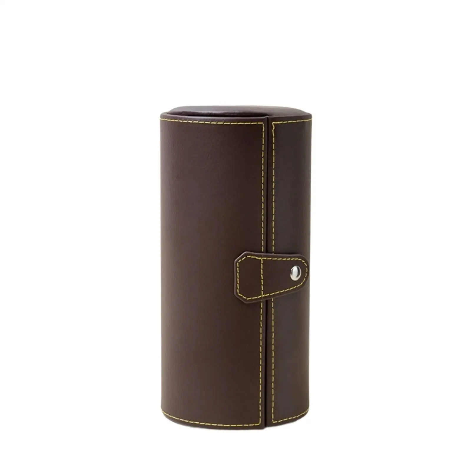 Lightweight Jewelry Storage Container for Bracelets with Secure Closure PU Leather Case Box