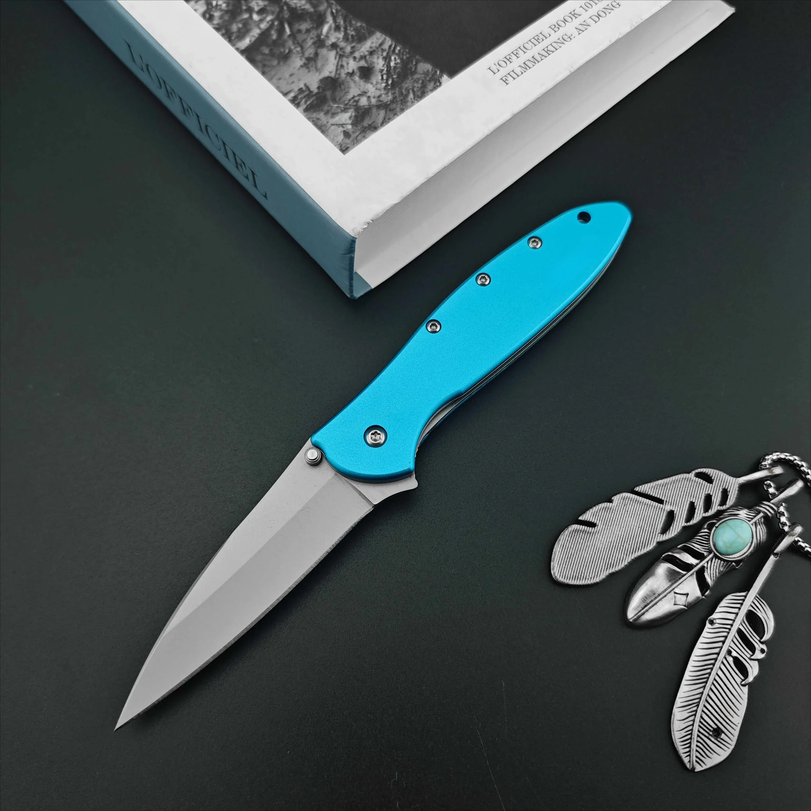 

Ks1660 Ken Onion folding knife Outdoor tactical hunting knife Camping portable fishing essential EDC pocket knife men's gift