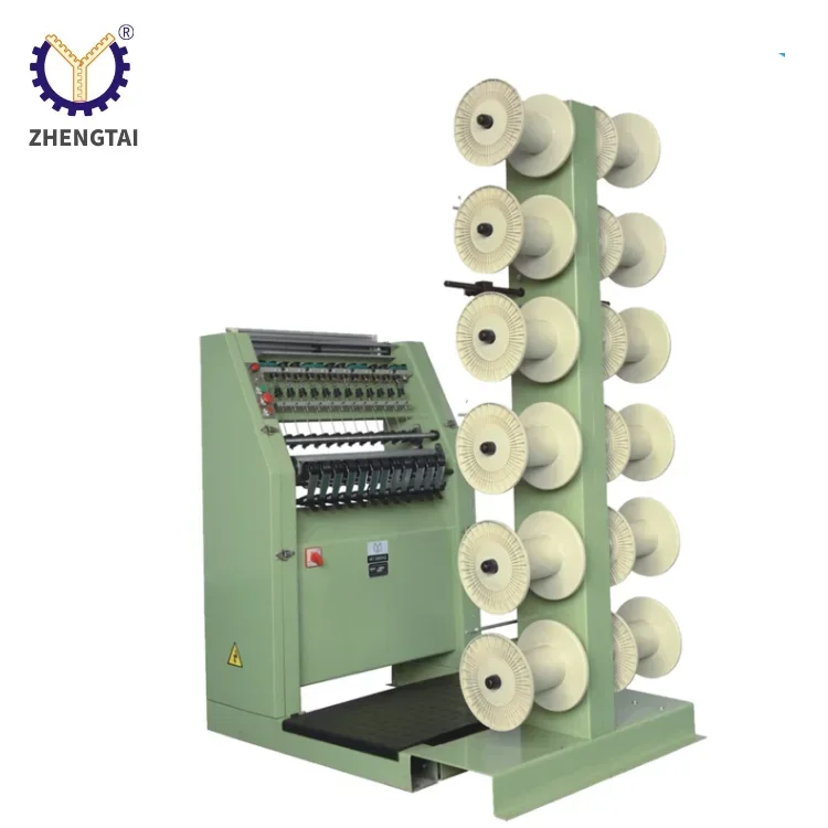 Zhengtai   Zipper  belt  center cord knitting machine  for  metal zipper