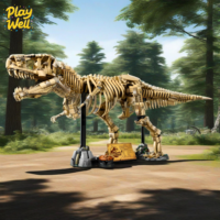 Creative 76968 Park Dinosaur World Building Blocks T-Rex Fossils Tyrannosaurus Rex Bricks Sets Boy Toys Children Christmas Gifts