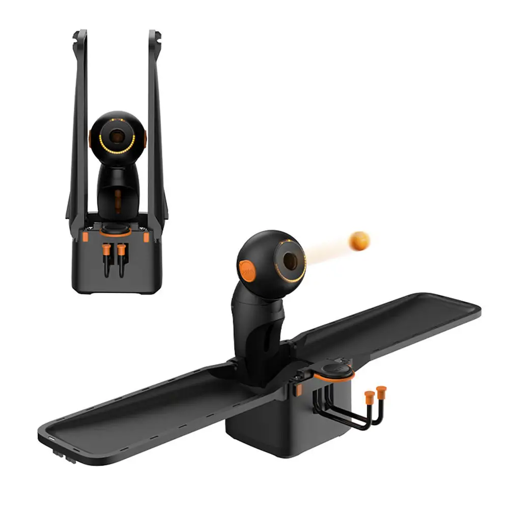 Multi Rotation Multi Drop Table Tennis Training Robot-Automatic Play 9-Angle Adjust 20-150 Ball Speed Metal Frame ABS Material