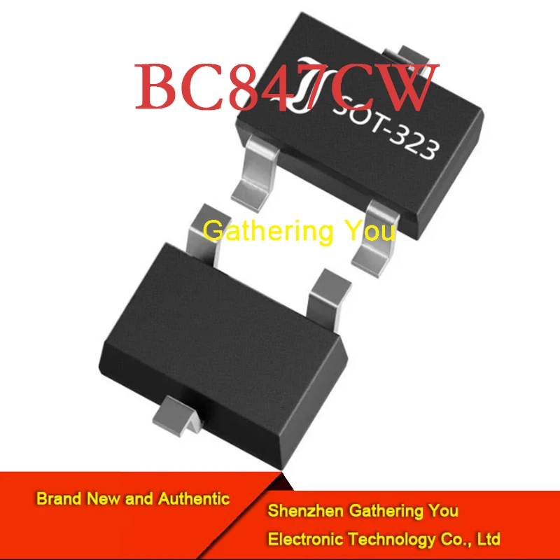 BC847CW SOT323 Bipolar transistor-bipolar junction transistor Brand New Authentic