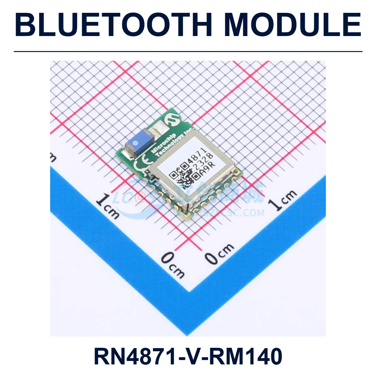 MICROCHIP RN4871-V-RM140 Bluetooth Module I2C; AIO; UART; SPI; PIO 1.9V-3.6V