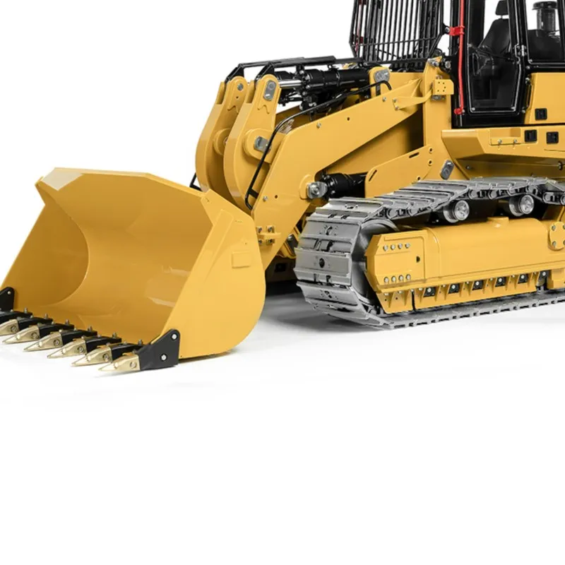 RTR LESU 1RC Cargador Hidráulico 973K /14, Vehículo de Control Remoto de Metal con Orugas, Camión con Luz y Sonido, Modelo de Vehículo para Niños