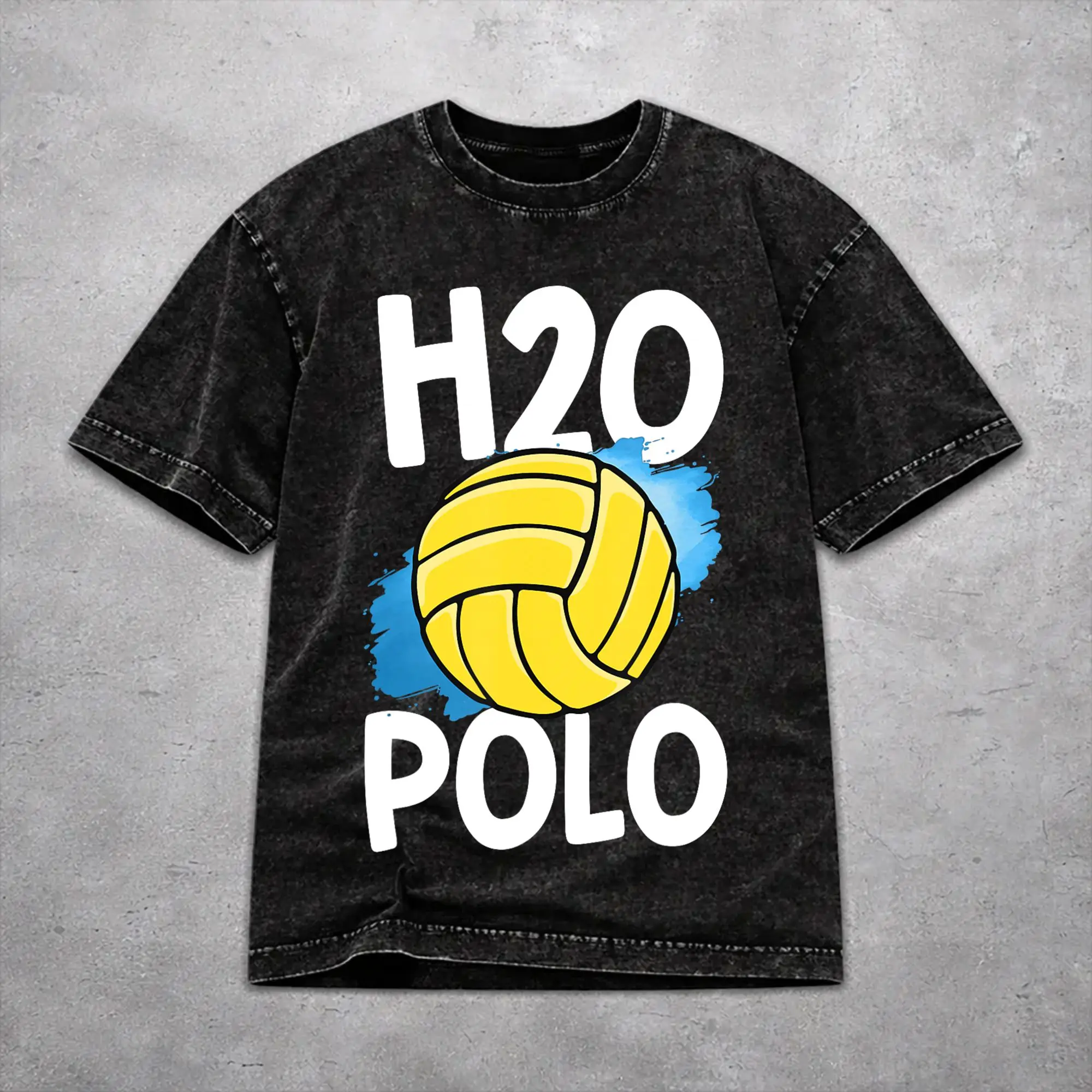 Water Polo Player  T Shirt Harajuku Style For Men Women 100% Cotton T-Shirts Tee Clothes