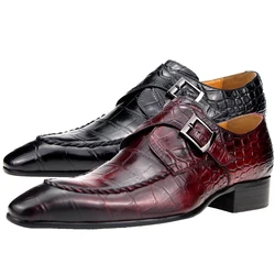 Zapatos Oxford hechos a medida de fábrica para hombre, cuero de vaca genuino, costura a mano exquisita, ropa Formal Social de lujo, boda