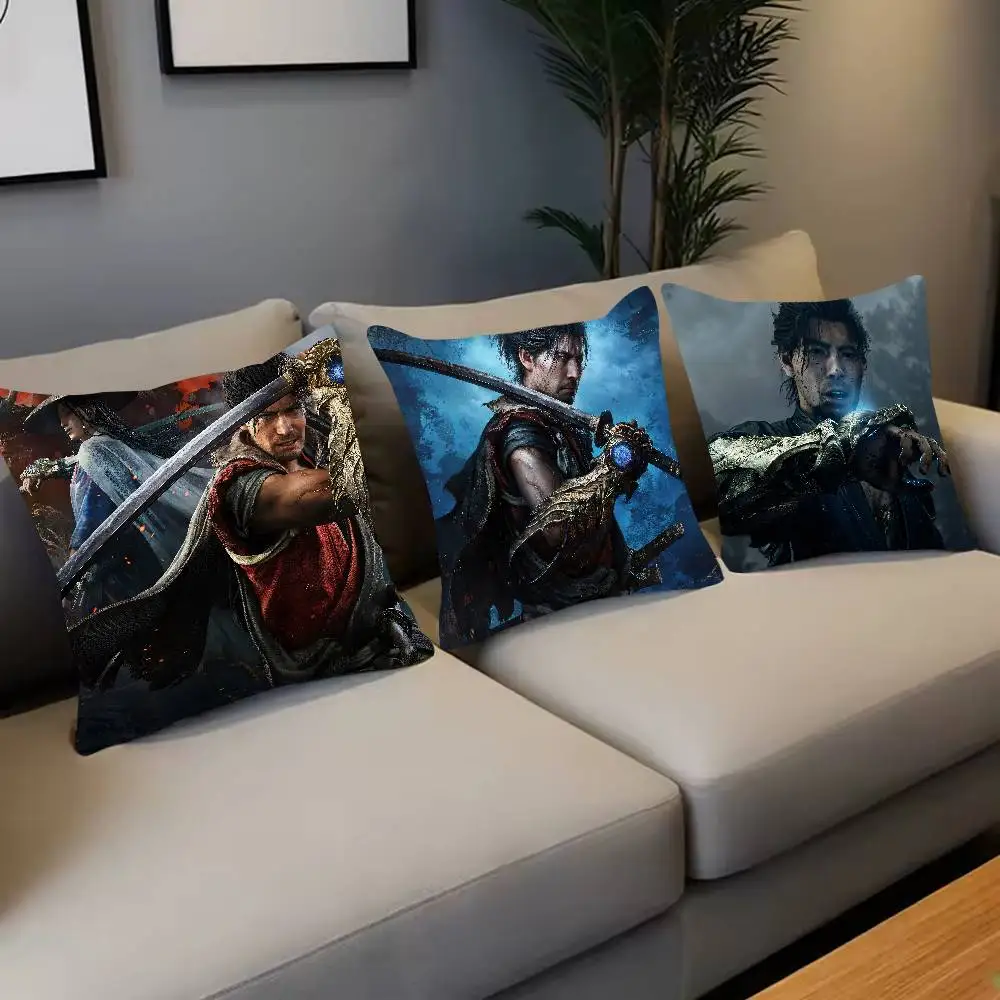 Soulslike Action-Adventure Game Way of the Sword Cushion Cover Decor Home Throw Pillow Covers Couch Camping Pillow Cover Decor