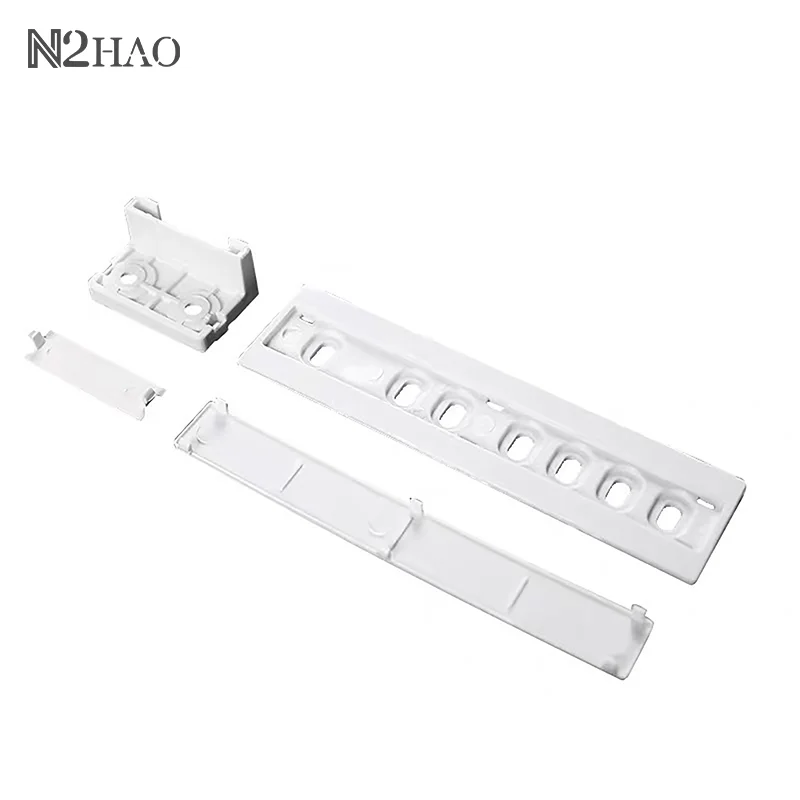 Integrated Fridge Door Plastic Mounting Bracket Fixing Slide Kit For Freezer Refrigerator Door Shelf Rail For Refrigerator