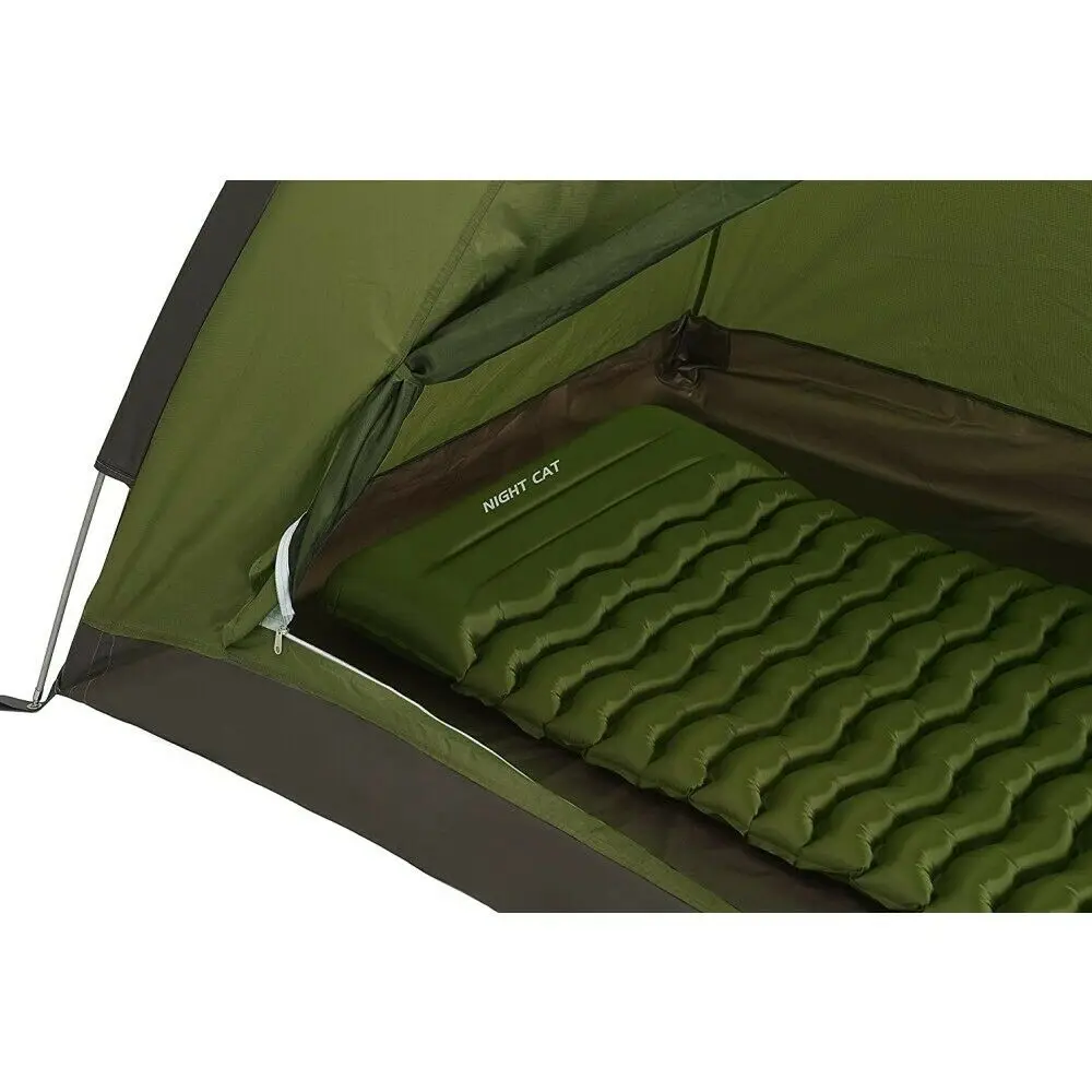 Tenda Mochila impermeável para 1-2 Pessoa Caminhadas Camping Tenda Sun Shelter Novo Exército Verde