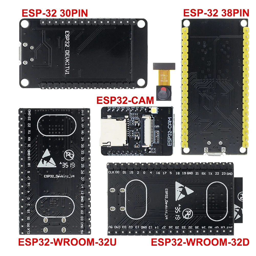 ESP32 Development Board WiFi+Bluetooth Ultra-Low Power Consumption Dual Core ESP-32 ESP-32S ESP32-CAM ESP-WROOM-32 CH9102X