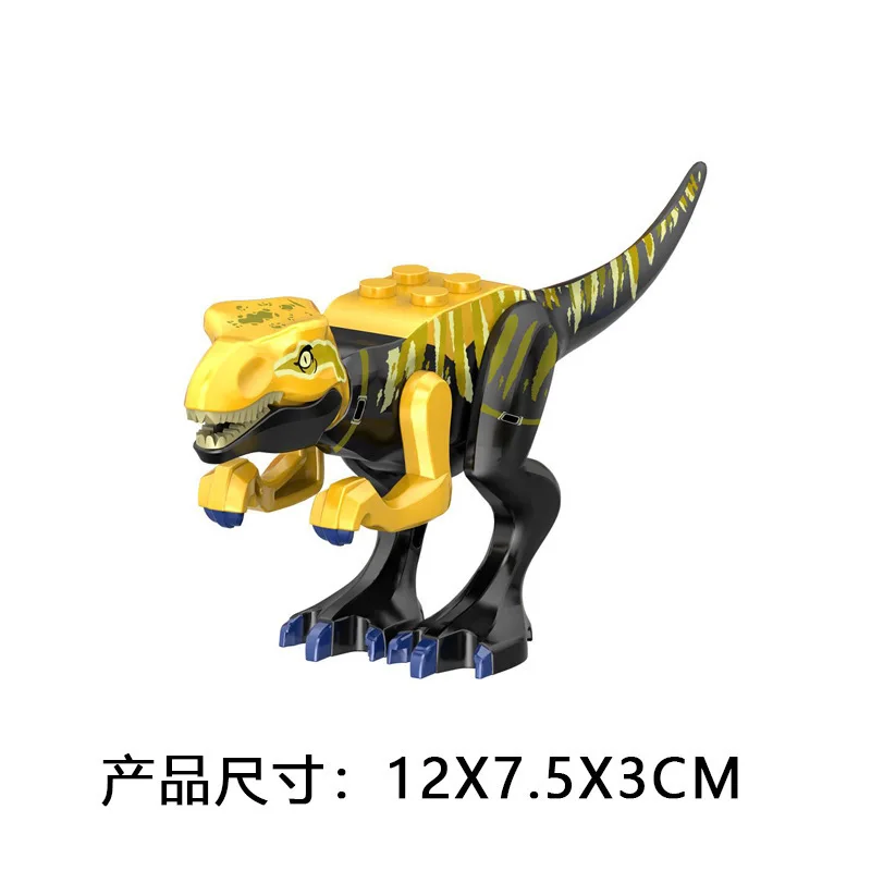 DIY Building Block Spinosaurus Paraceratops Tyrannosaurus Rex Brachiosaurus Triceratops Crested Dragon