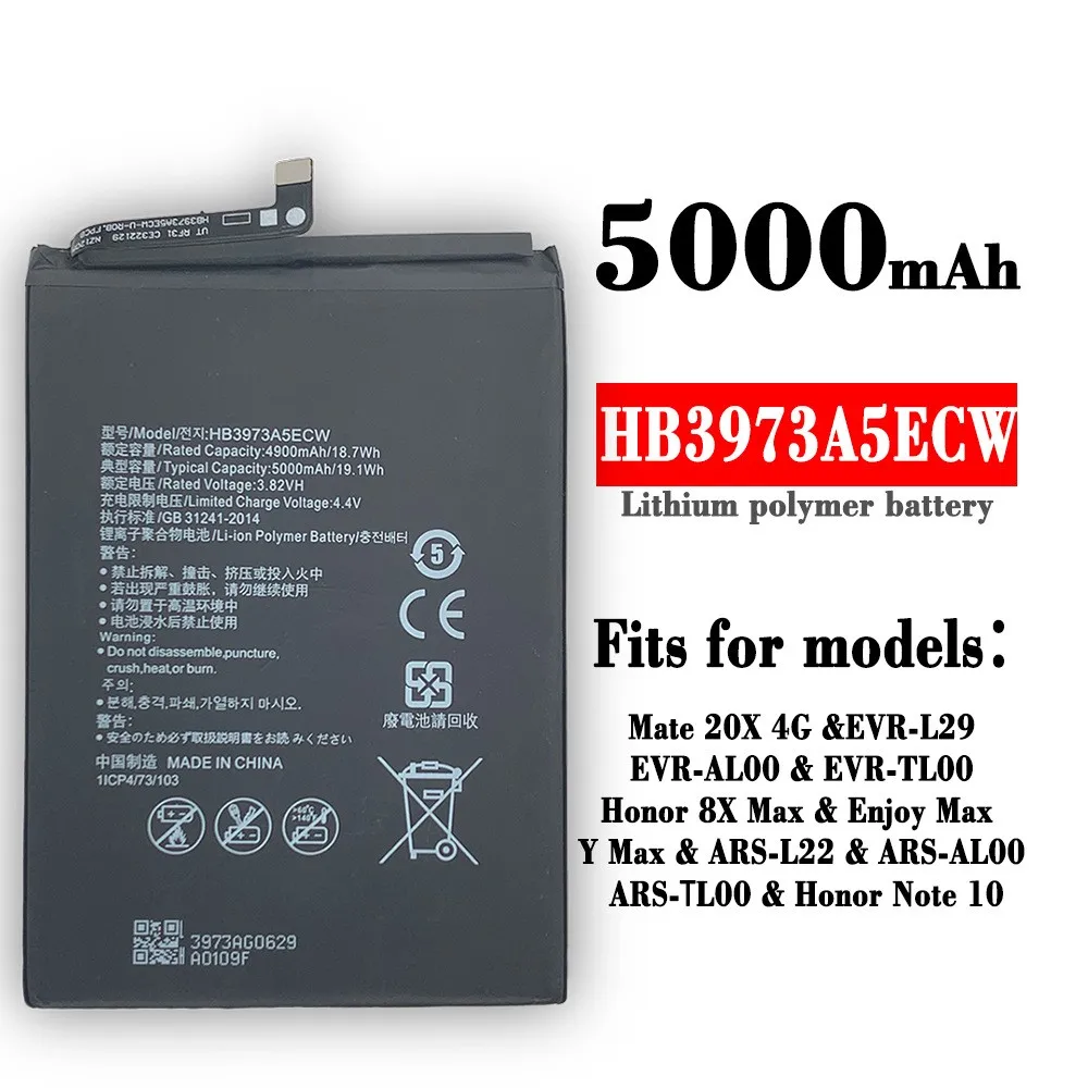 HB3973A5ECW With Tools Battery For Huawei Mate 20X Honor Note 10 Honor 8X Max