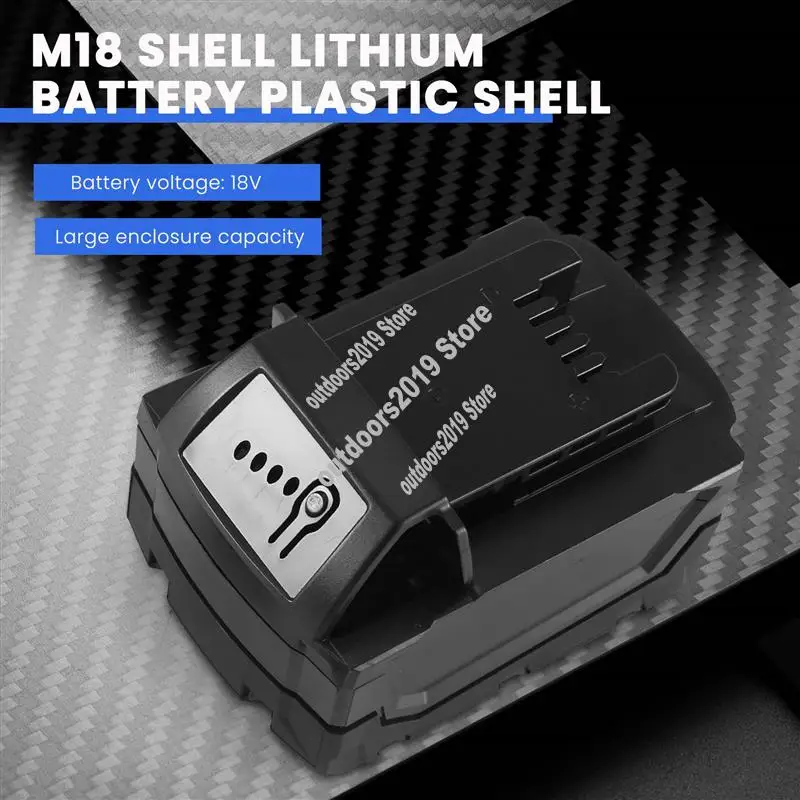 M18 Shell Li- Battery Plastic Case Lithium Battery Protection Case For 18V M18 48-11-1815 3Ah-ABHG