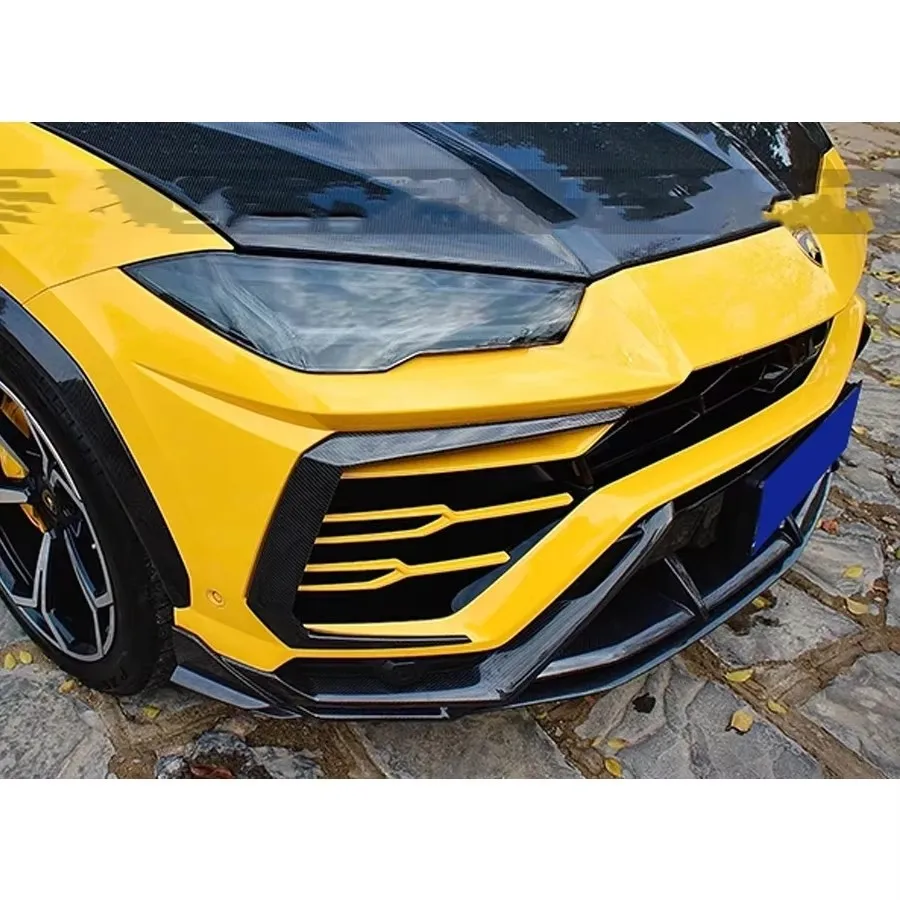 لامبورغيني URUS 2017-2021 ألياف الكربون tuyere المصد الأمامي والخلفي Tuyere شفرة الحاجز tuyere تقليم اكسسوارات السيارات طقم الجسم