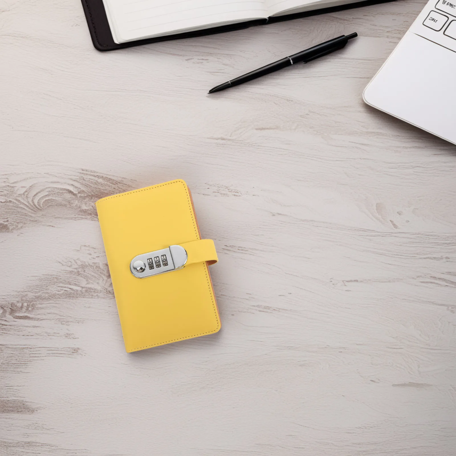 Password Protected Money Saving Binder Financial Goals Book Large Capacity Storage for Receipts Cards Valuables