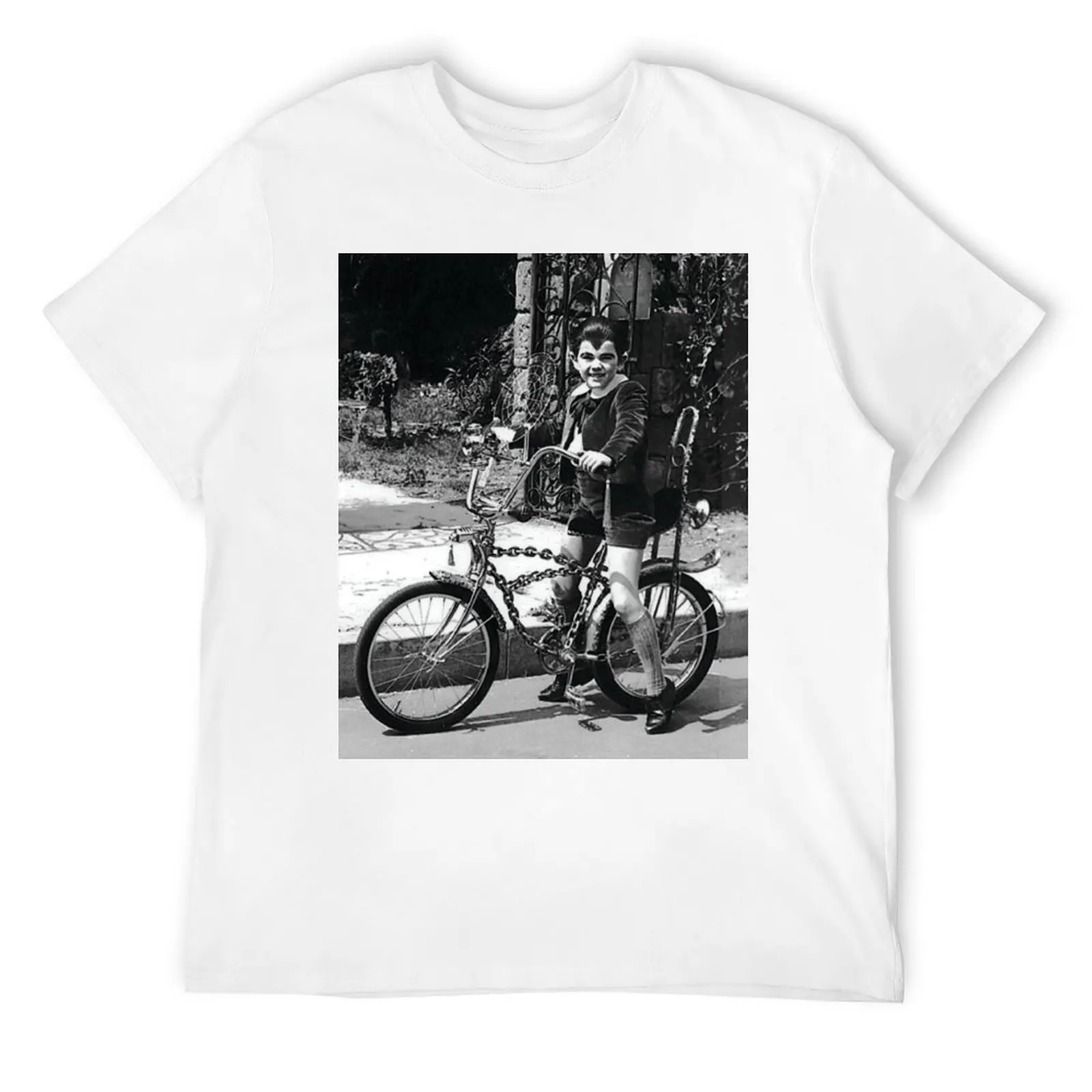

Eddie Munster on Chain Stingray Bike T-Shirt shirts graphic affliction shirts men graphic t shirts