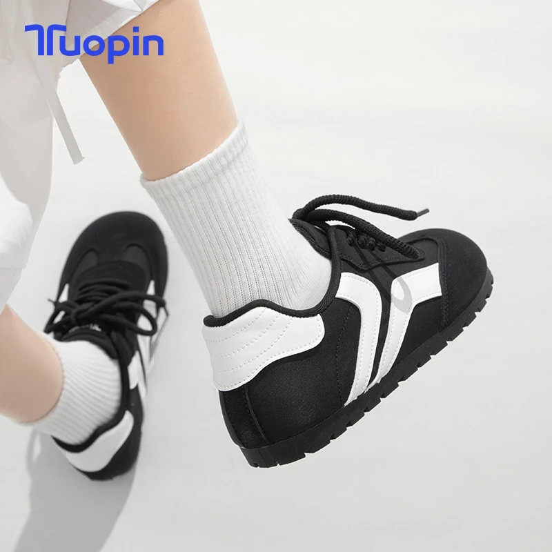 TuoPin π Shoes Płaskie buty damskie letnie nowe niemieckie buty treningowe oddychające niszowe wszystkie codzienne buty sportowe czarne buty damskie