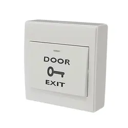 Exit Button With Bottom Box For Door Access Switch Suitable For All Kinds Of Electric Lock