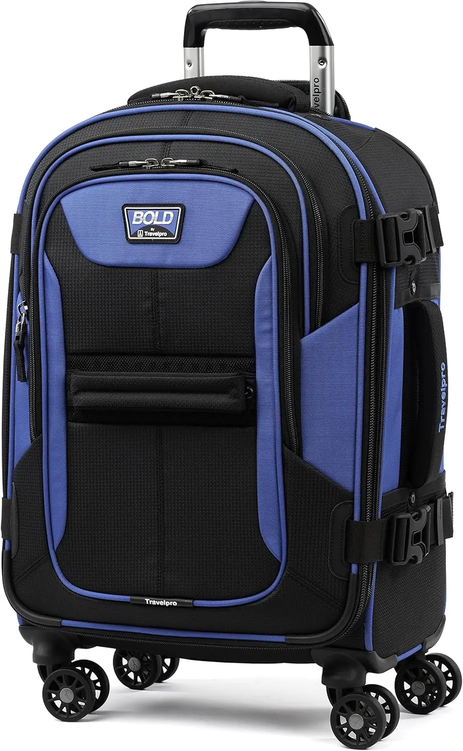 

Softside Expandable Carry-on Spinner Luggage, 21-Inch, Blue/Black