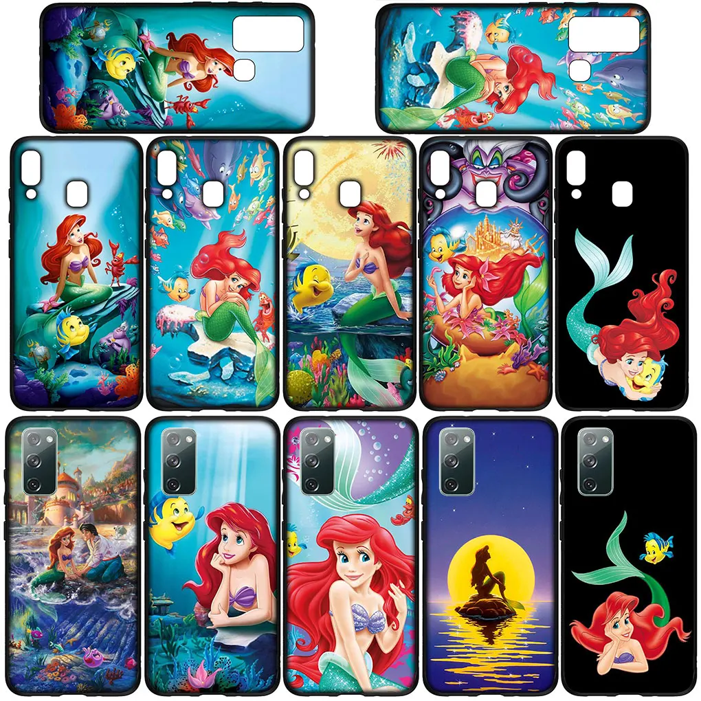 Princess The Little Mermaid Ariel Phone Case for Xiaomi Redmi Note 11 10 9 8 Pro 9S 10S 11S 9A 9C 9T 10A 10C 8A 7A A