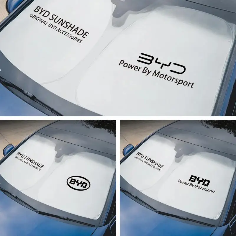 Foldable Car Front Windshield Sunshade UV Resistant Protector for F3 F0 S6 Yuan Plus Song Plus Tang Dolphin Atto 3 Accessories