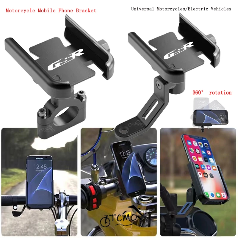 Motorrad Lenker Handyhalterung GPS Ständer Halterung Für SUZUKI GSR 750 400 600 GSR750 GSR400 GSR600 Zubehör